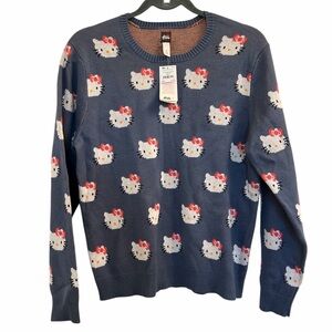 Tea Collection x Hello Kitty Navy Sweater Women size Medium new with tags